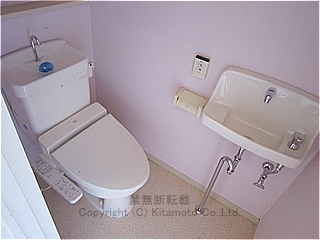 三重県志摩市の志摩市役所近くの貸店舗・事務所　トイレ