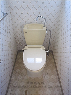 三重県志摩市の日当たり良好の一戸建て　室内（トイレ）